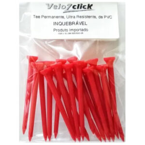 Tee Inquebravel de Pvc para Golfe - 8 Cm - 20 Unidades