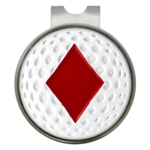 Marcador de Bola de Golfe – Green Marker - Naipe de Ouros