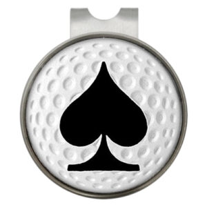 Marcador de Bola de Golfe – Green Marker - Naipe de Espadas