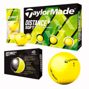 Bolas de Golfe Taylormade – Distance +Soft – Caixa C/ 12 Unidades