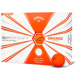Bolas de Golfe Callaway – Supersoft Orange – Caixa C/ 12 Unidades