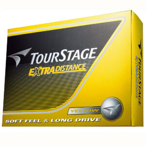 Bolas de Golfe Tourstage – Extra Distance Yellow– Caixa C/ 12 Unid.