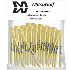 Tee de Golfe de Madeira Com 8 Cm - 35 Unidades