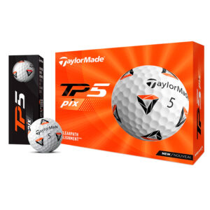 Bolas de Golfe TaylorMade – TP 5 PIX– Caixa C/ 12 Unidades