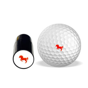 Carimbo Para Bola de Golfe - Red Horse