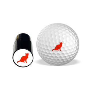 Carimbo Para Bola de Golfe - Gato