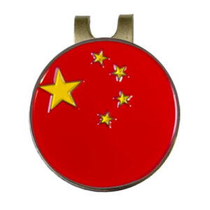 Marcador de Bola de Golfe – Green Marker - Bandeira da China
