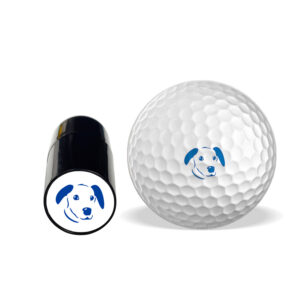 Carimbo Para Bola de Golfe - Cão Branco