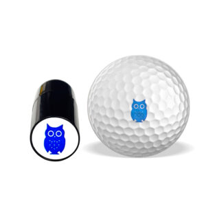 Carimbo Para Bola de Golfe - Corujinha Azul