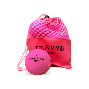 Bolas De Golfe Tour Vivid Soft - Pacote C/ 12 Unidades