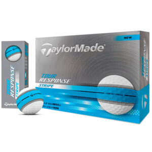 Bolas De Golfe Taylormade Tour Response Stripe Cx C/ 12 Unidades