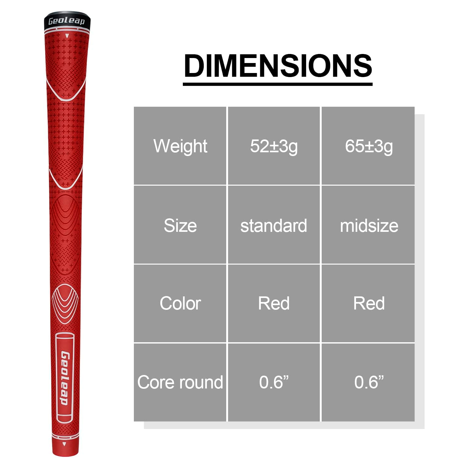 Grips Geoleap Glory-T para tacos de golfe 13 Un. - Imagem 6