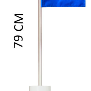 Kit Para Putter Green - Bandeira, Haste com 79 cm de Comprimento e Copo de 15 cm de Altura x 10 cm de Diâmetro
